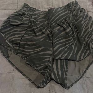 Black and Grey Lululemon Shorts